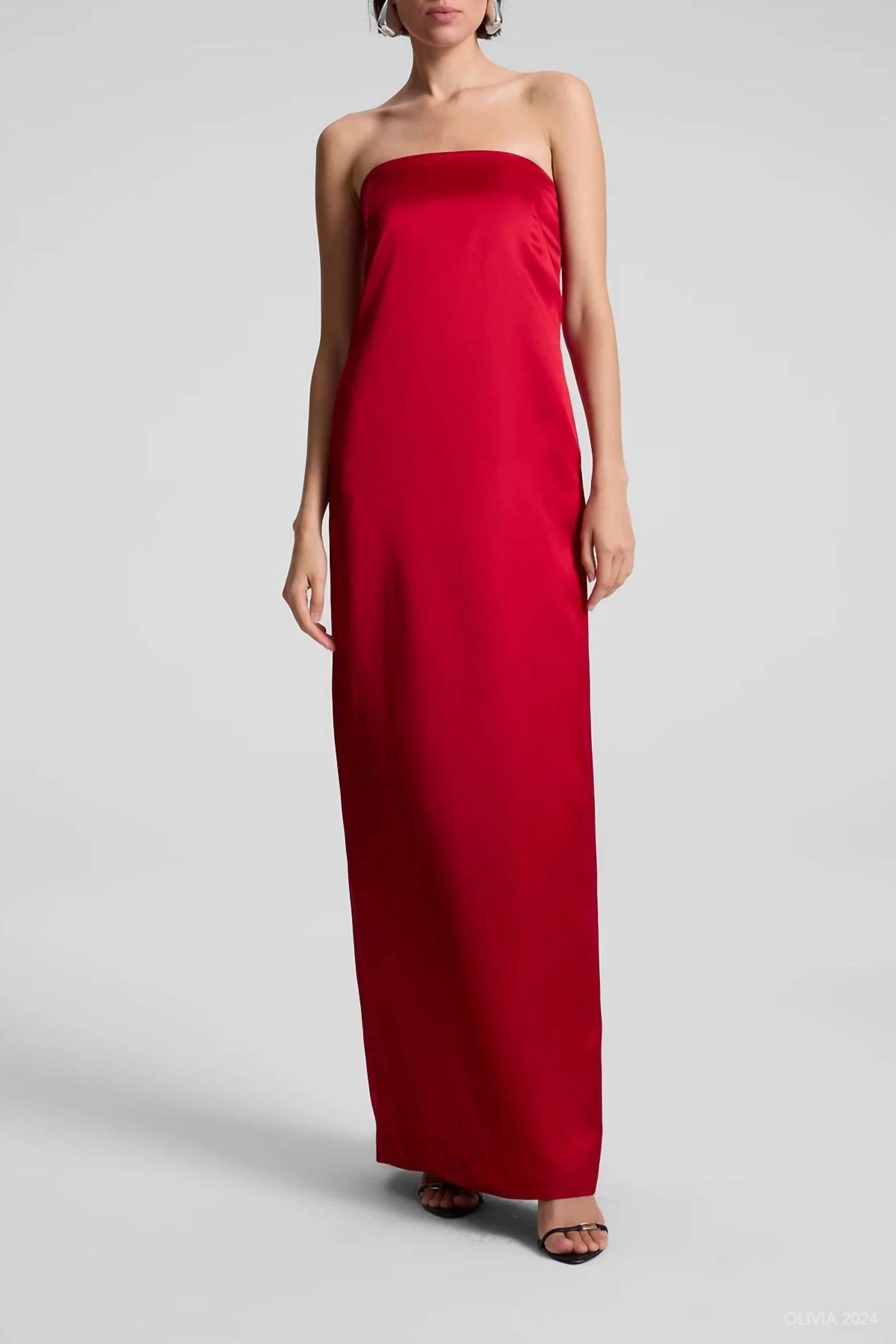 A.L.C. - Ani Strapless Satin Gown