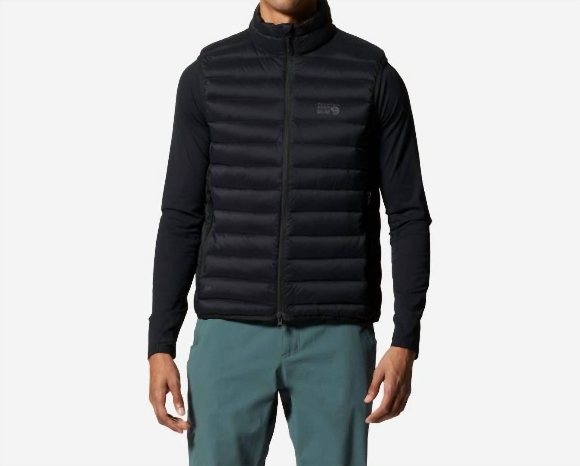 Mountain Hardwear Deloro Down Vest in black - men's jacket