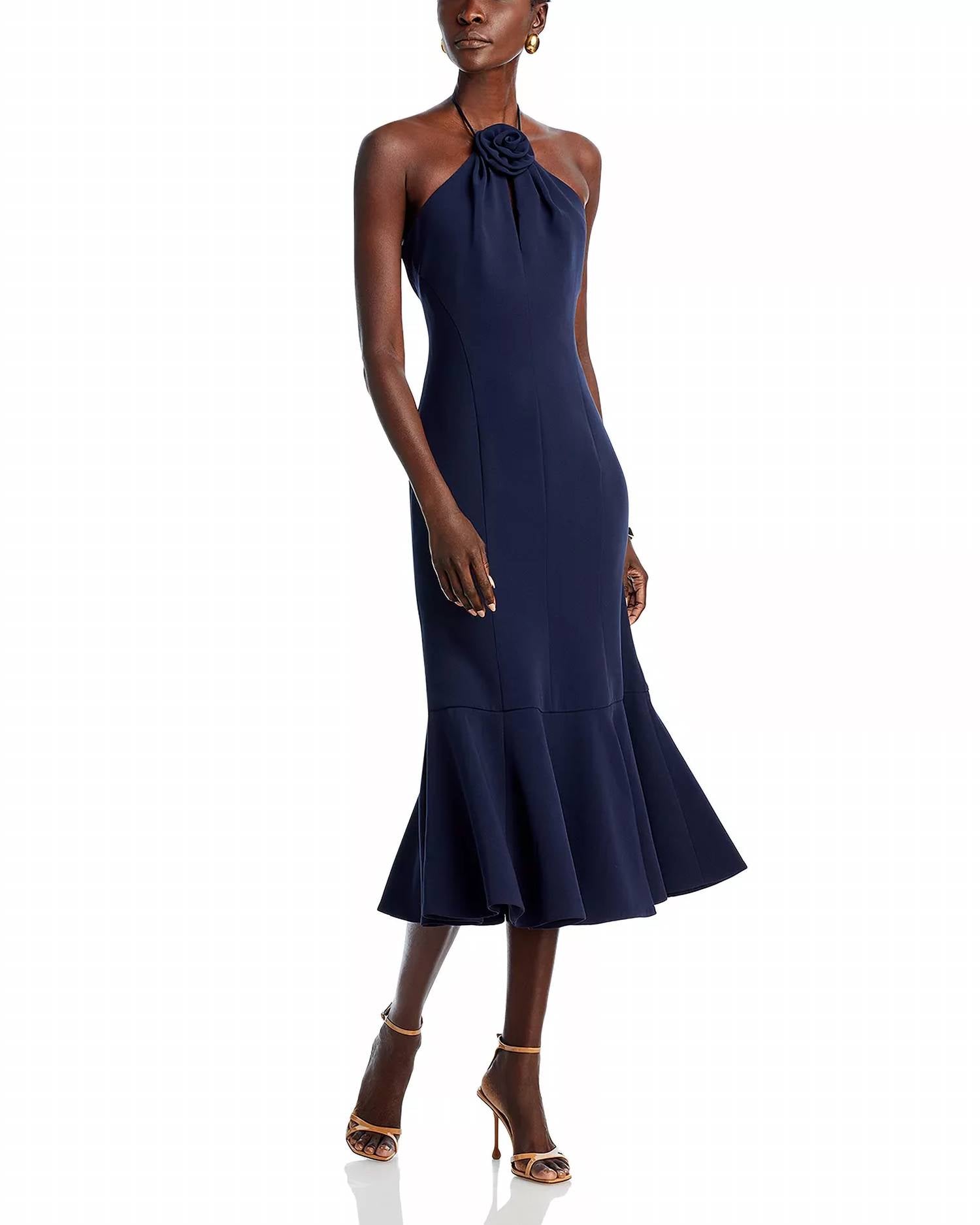 Cinq A Sept - Crepe Flower Jennie Midi Dress