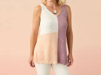 Coco + Carmen - Jade Colorblock Knit Tank Top