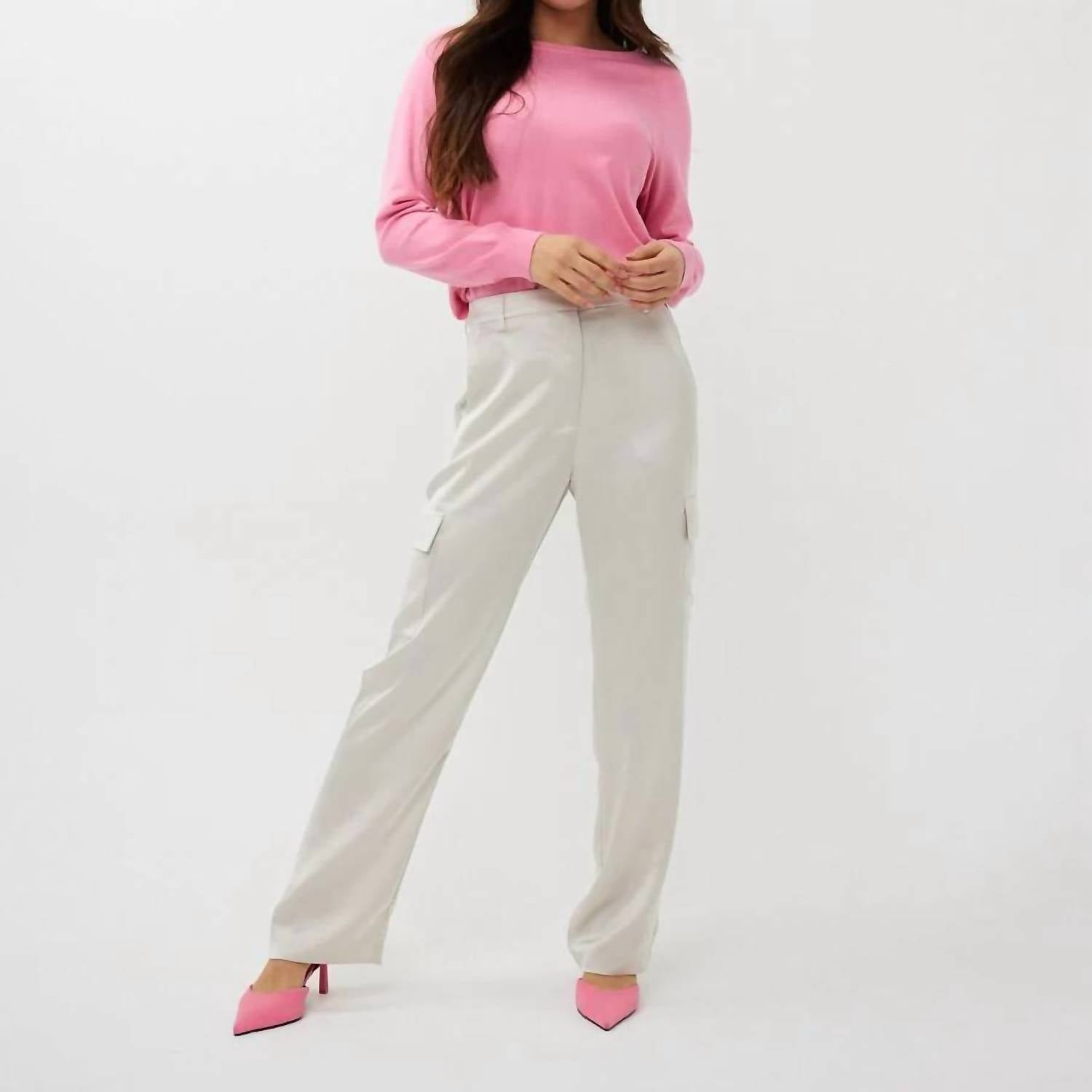 Esqualo - Tola Cargo Satin Trousers