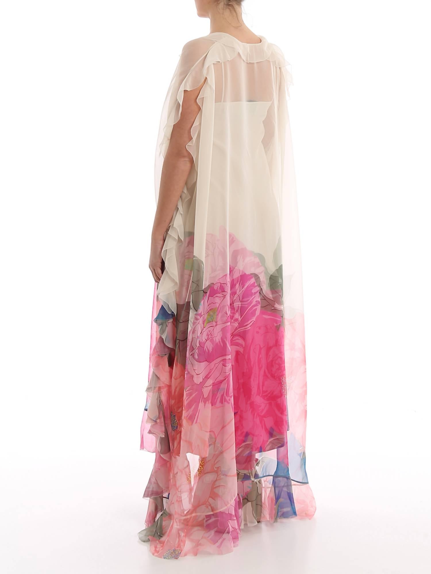 Valentino - Macro Camelia Evening Dress