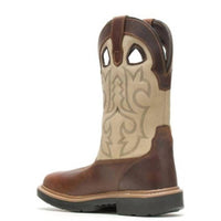 Wolverine Men's Rancher Waterproof Boots in bone and cognac - men's boots - detail view