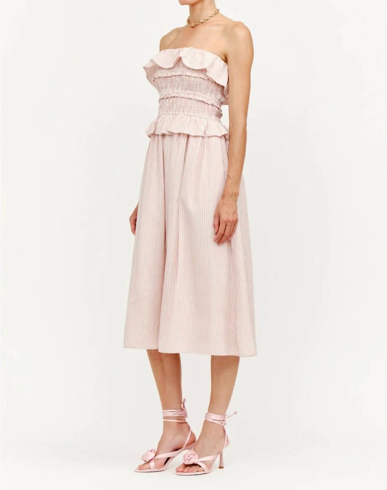 Sophie The Label - Blushing Boardwalk Stripe Dress