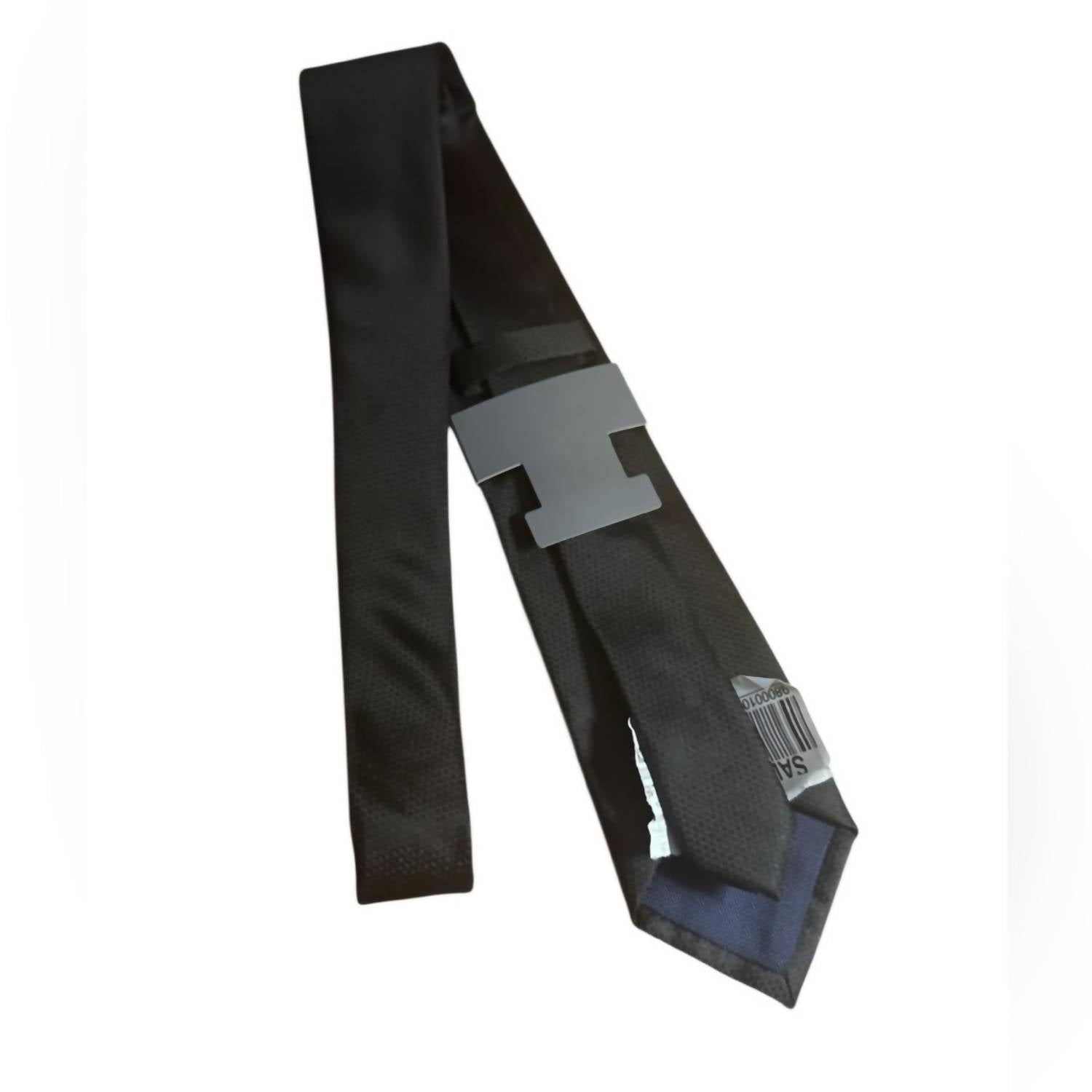 MICHAEL KORS Men's Classic Tie in black - men's accessory - detail view