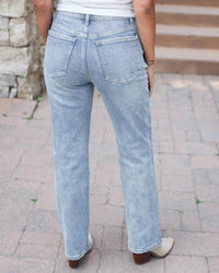 Grace And Lace - No Duh Denim Straight Leg Jeans
