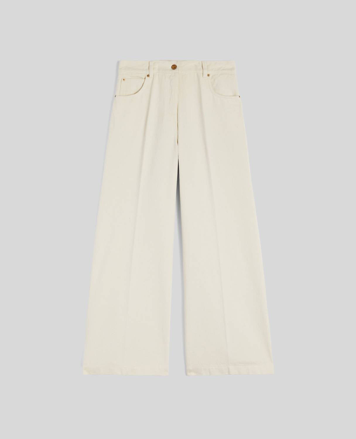 Aspesi & Co - Women's Wide-leg Denim Touser
