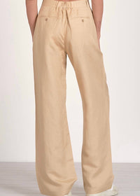 ELAN Callie Straight Leg Pants in khaki - women's pants - view 4