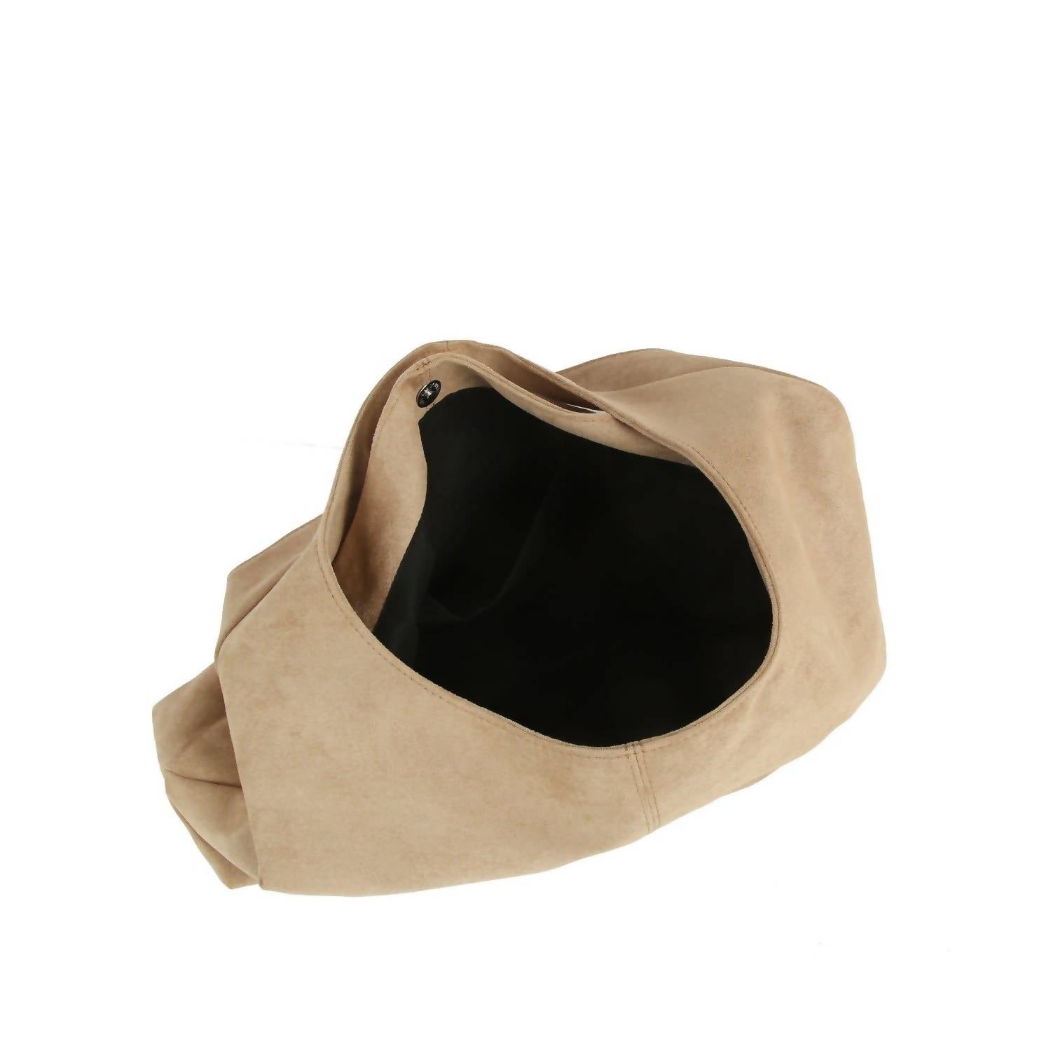 Handbag Factory Corp - Women's Vegan Suede Hobo Bag