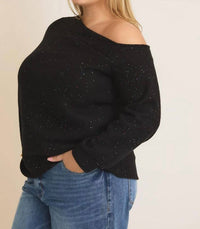 Gilli - Sequin Knit Top - Plus