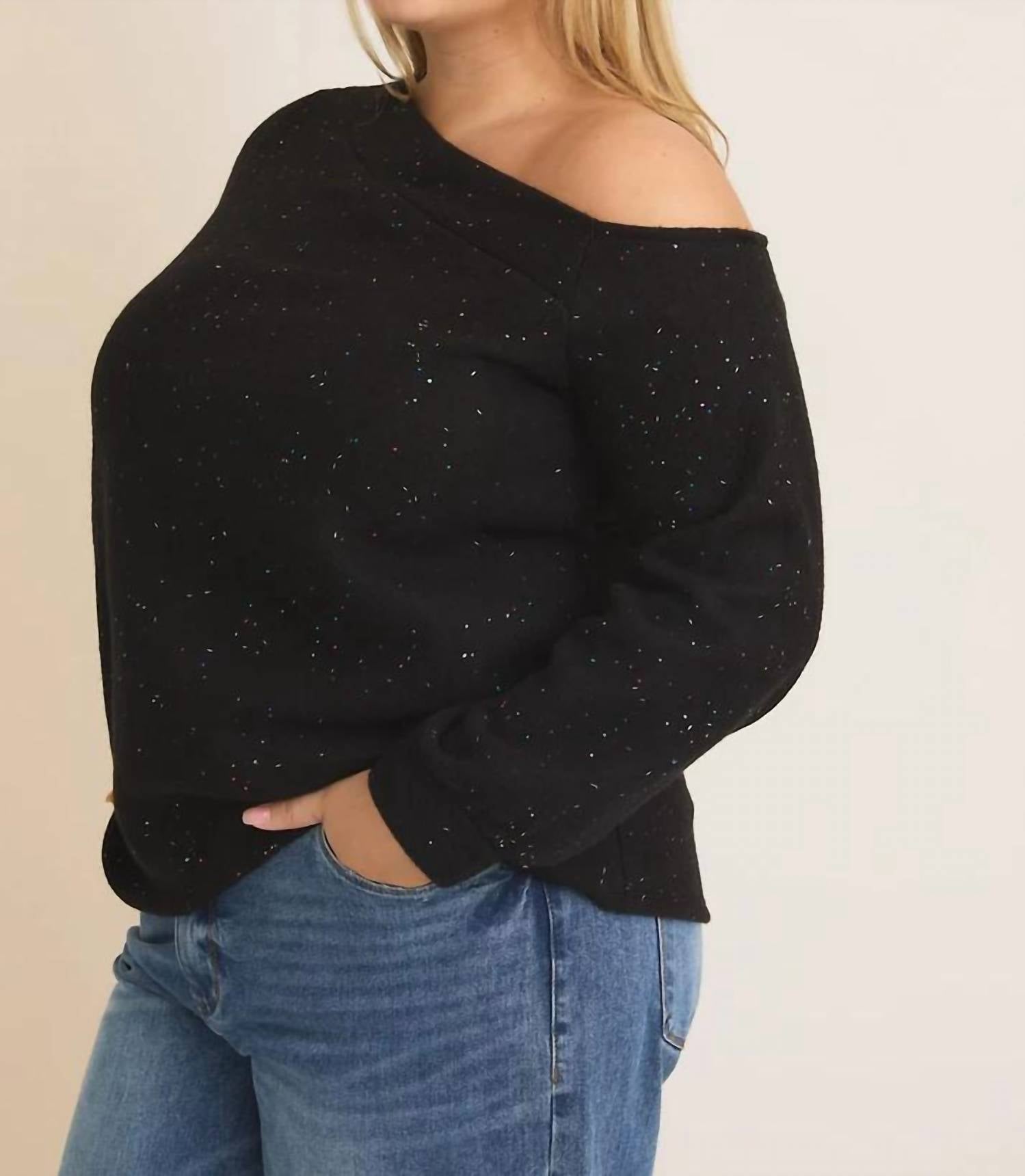 Gilli - Sequin Knit Top - Plus