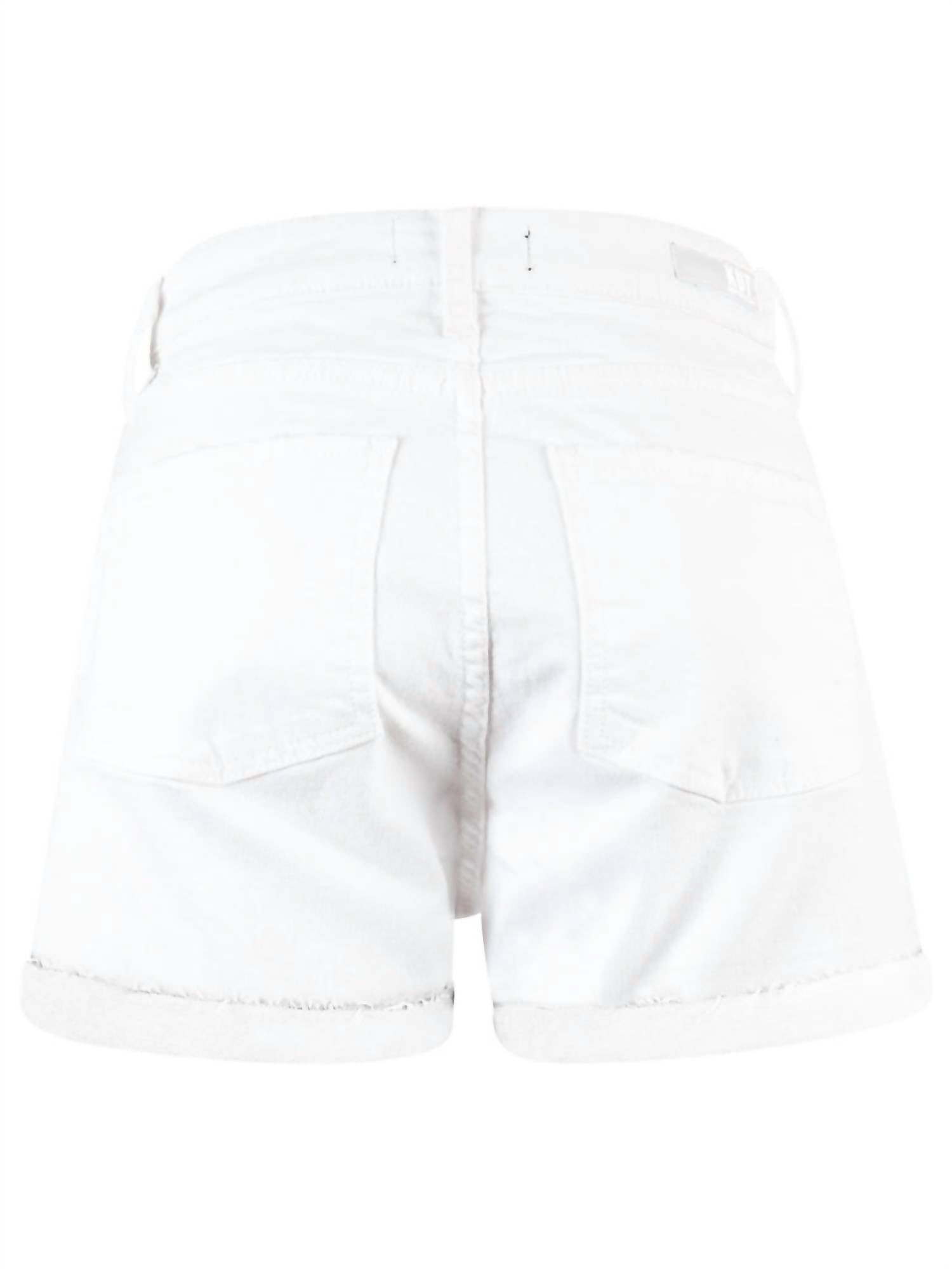 Kut From The Kloth - High Rise Roll-cuff Denim Shorts