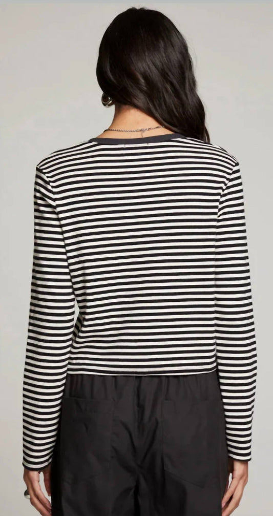 Chaser - Brady Punk Stripe Button Up Pullover