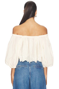 Free People - Bali Daydream Melody Bubble Sleeves Top