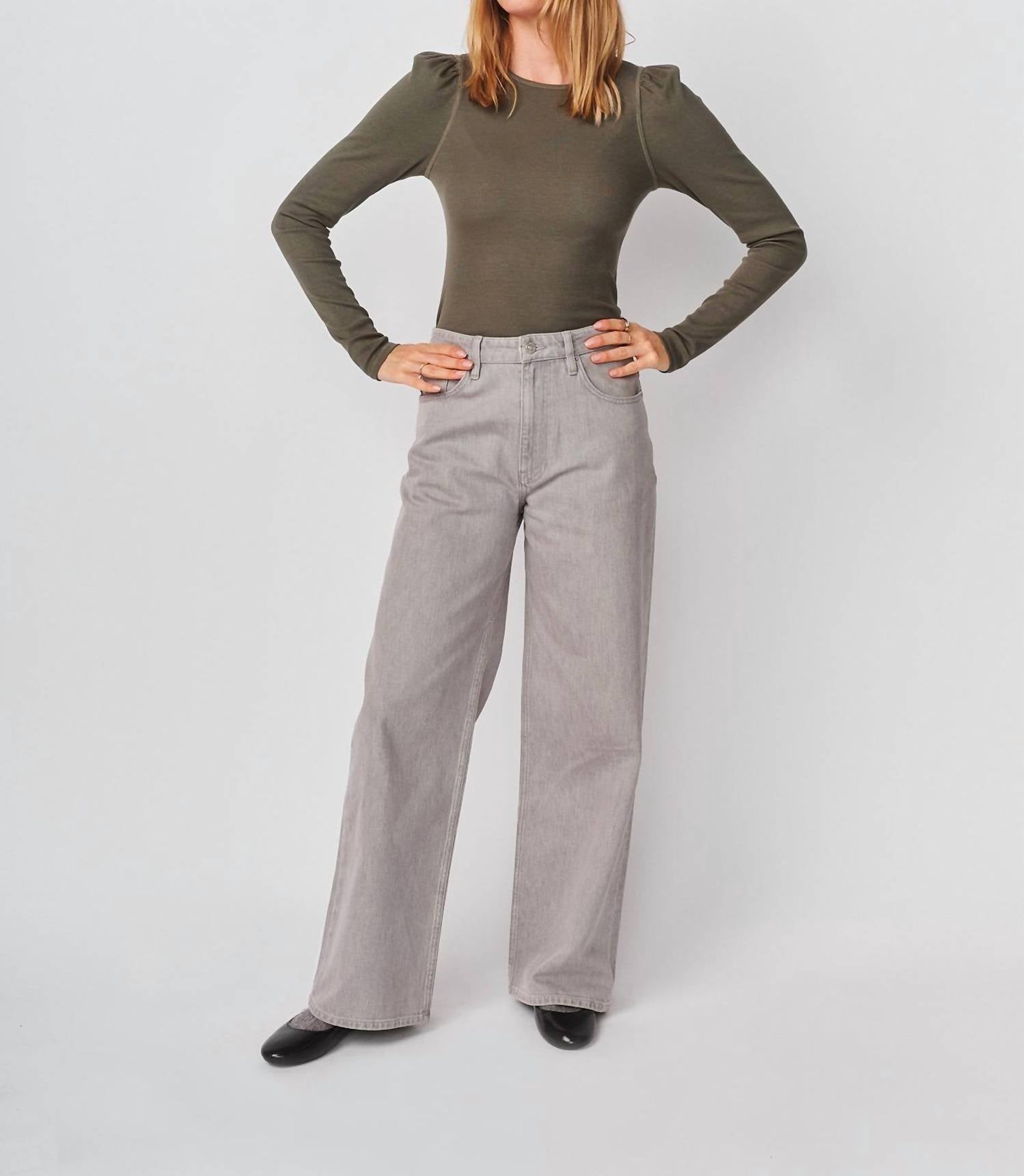 Sundry - Puff Sleeve Top
