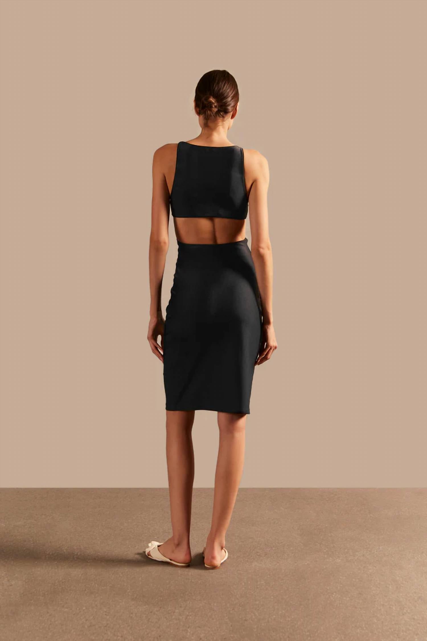 Adriana Degreas - Cut-out Solid Short Dress