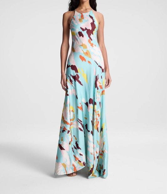 A.L.C. - Sybil Printed Satin Maxi Dress