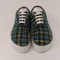 Marni - Men's Tartan Check Wool Platform Low-top Sneakers