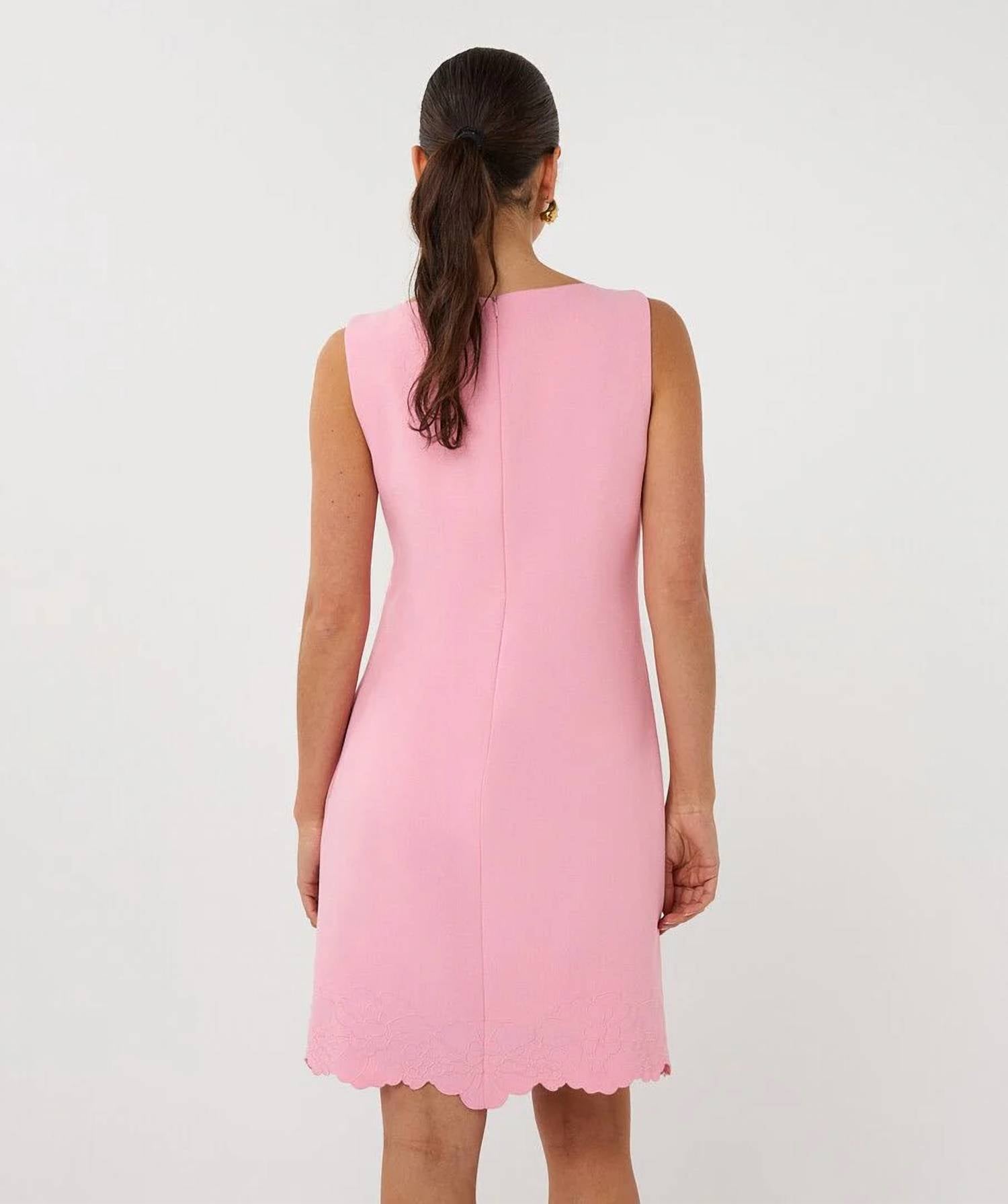 Esqualo - Falla Flower Bottom Sleeveless Mini Dress