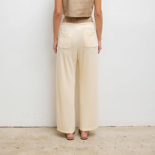 Leset - Lauren Crop Drawstring Pants