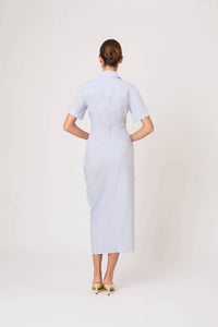 Rosie Assoulin - Gathered Ruffle Shirt Dress