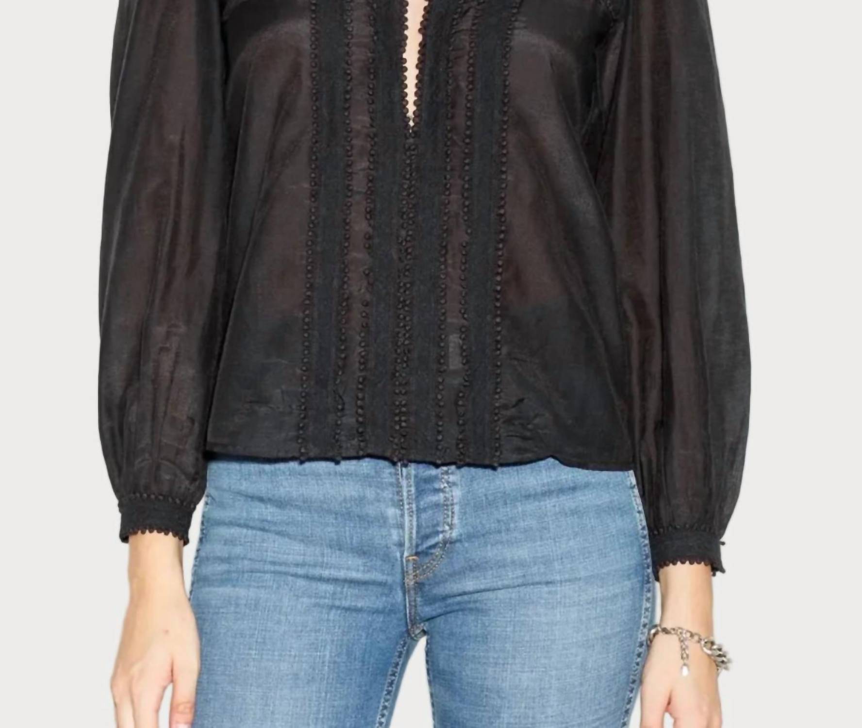 Re/Done - Tate Long Sleeve Blouse