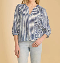 Fdj - Pop Over Three Quarter Sleeves Top