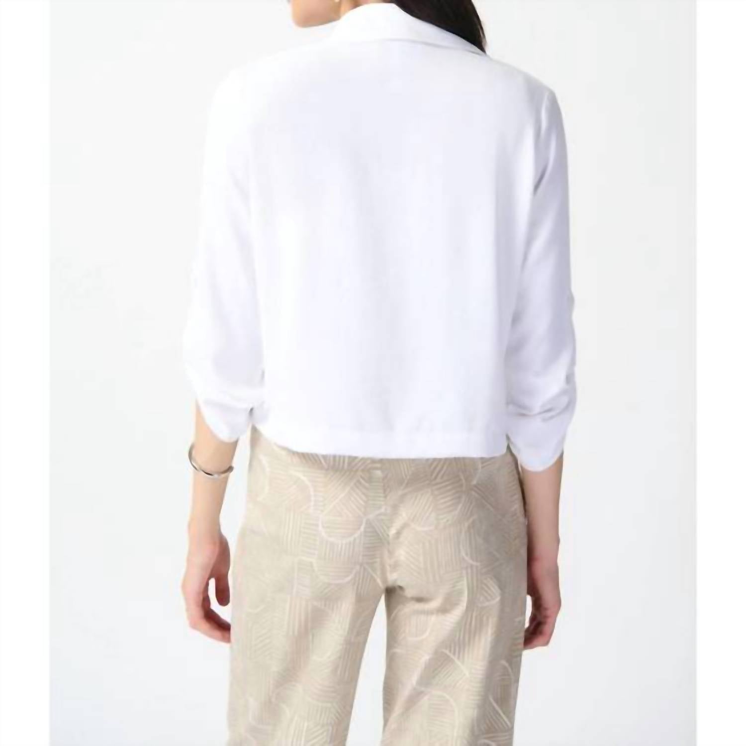 Joseph Ribkoff - Woven Boxy Blazer