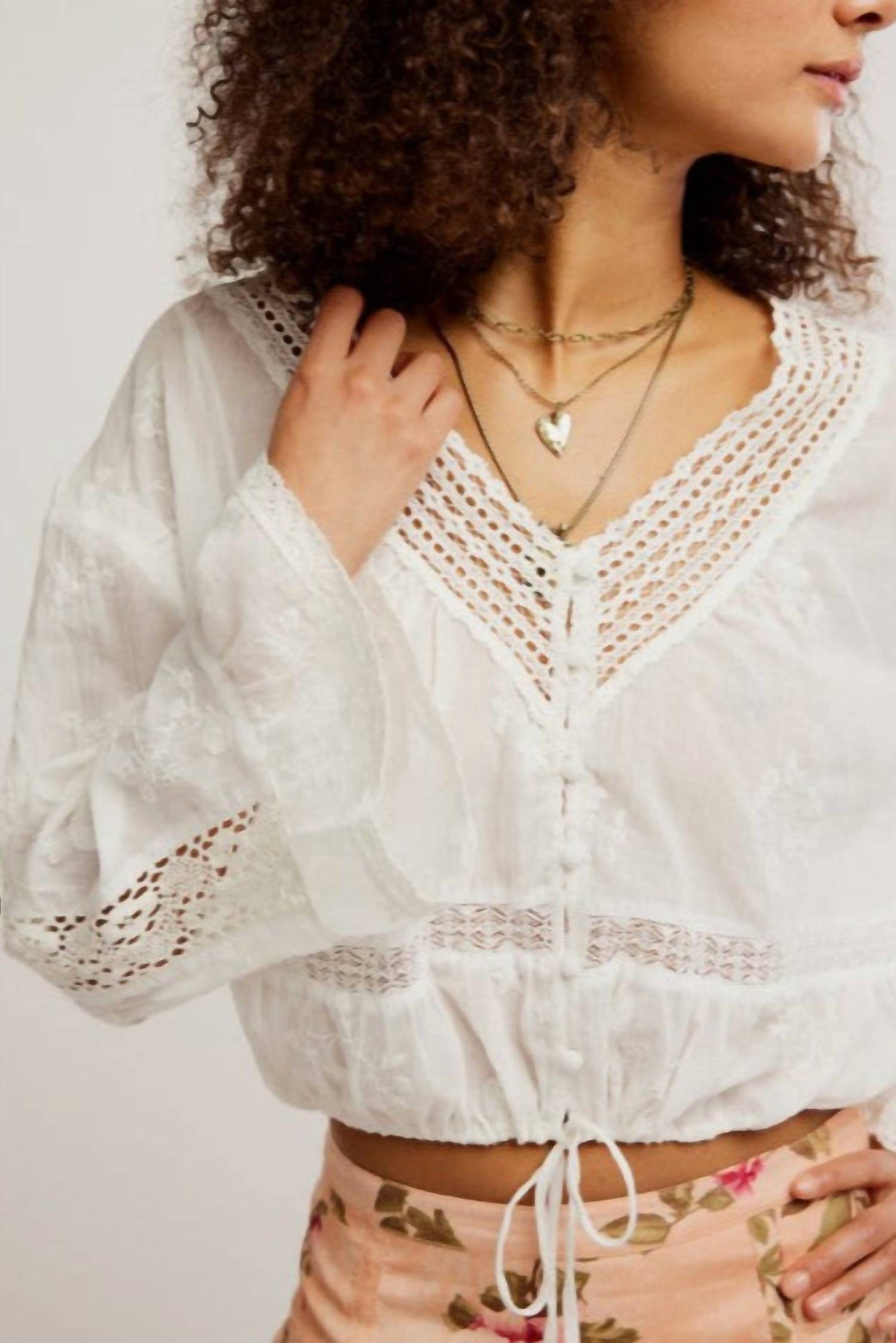 Free People - Sweet Love Blouse