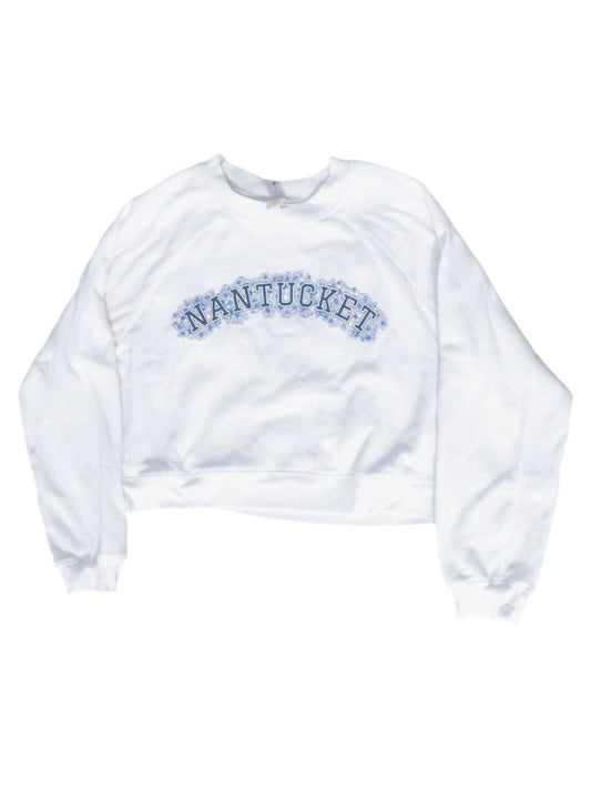 Erica Wilson - Women's Endless Summer Nantucket Crop Crew Sweatshirt