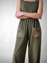 Cape Cove - Sleeveless Towelling Terry Jumpsuit