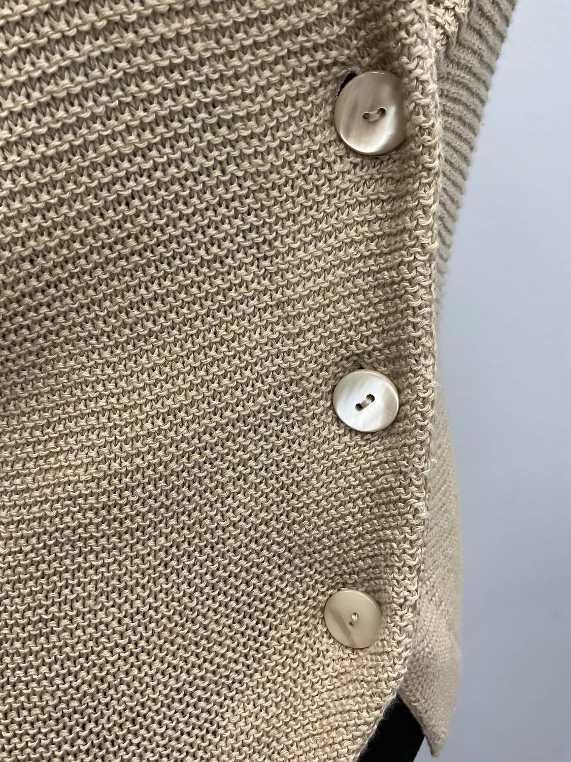 Misternic - button linen/cotton cardigan