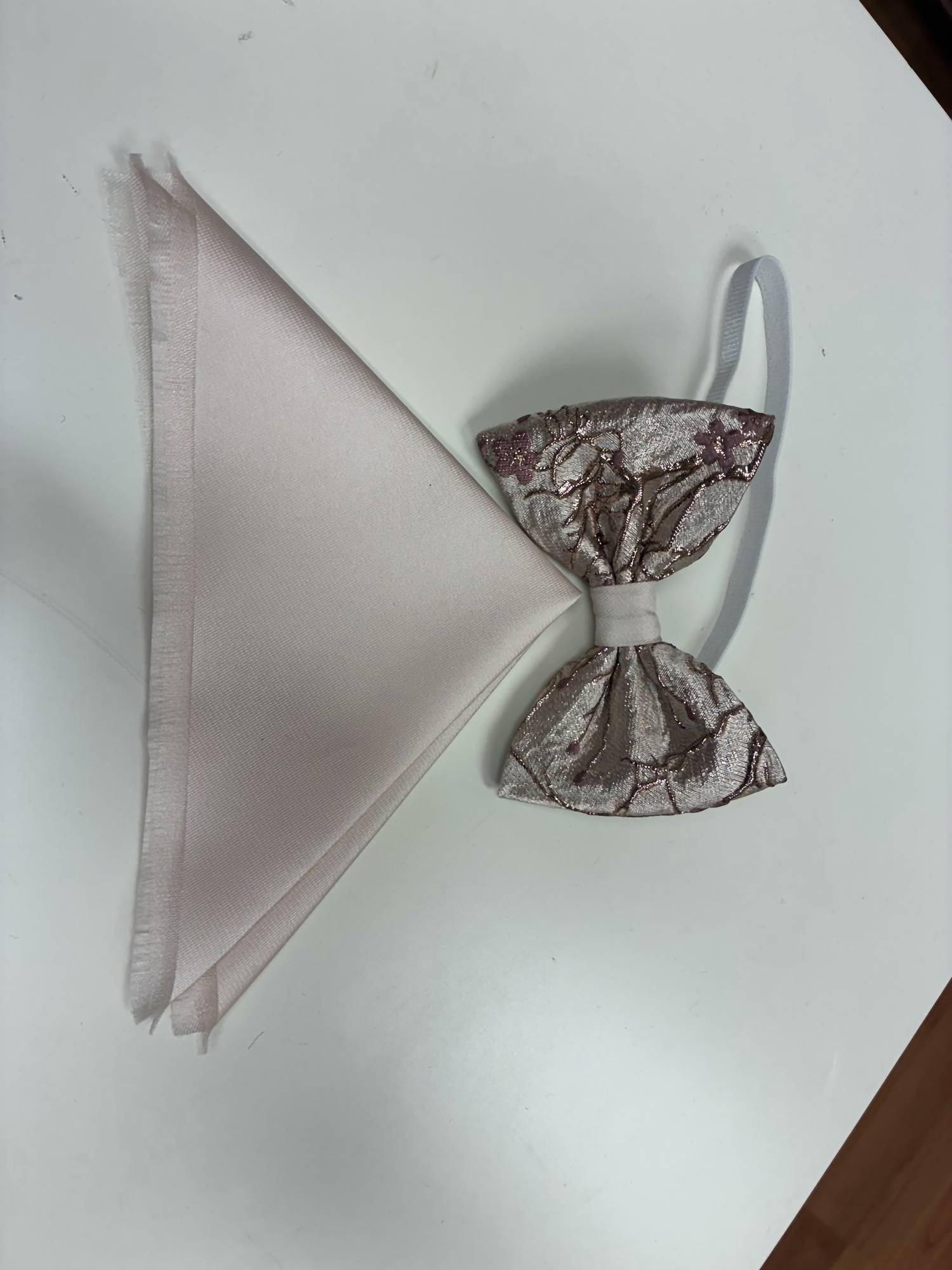 Quiet Luxury - Men's Bow Tie And Pocket Piece