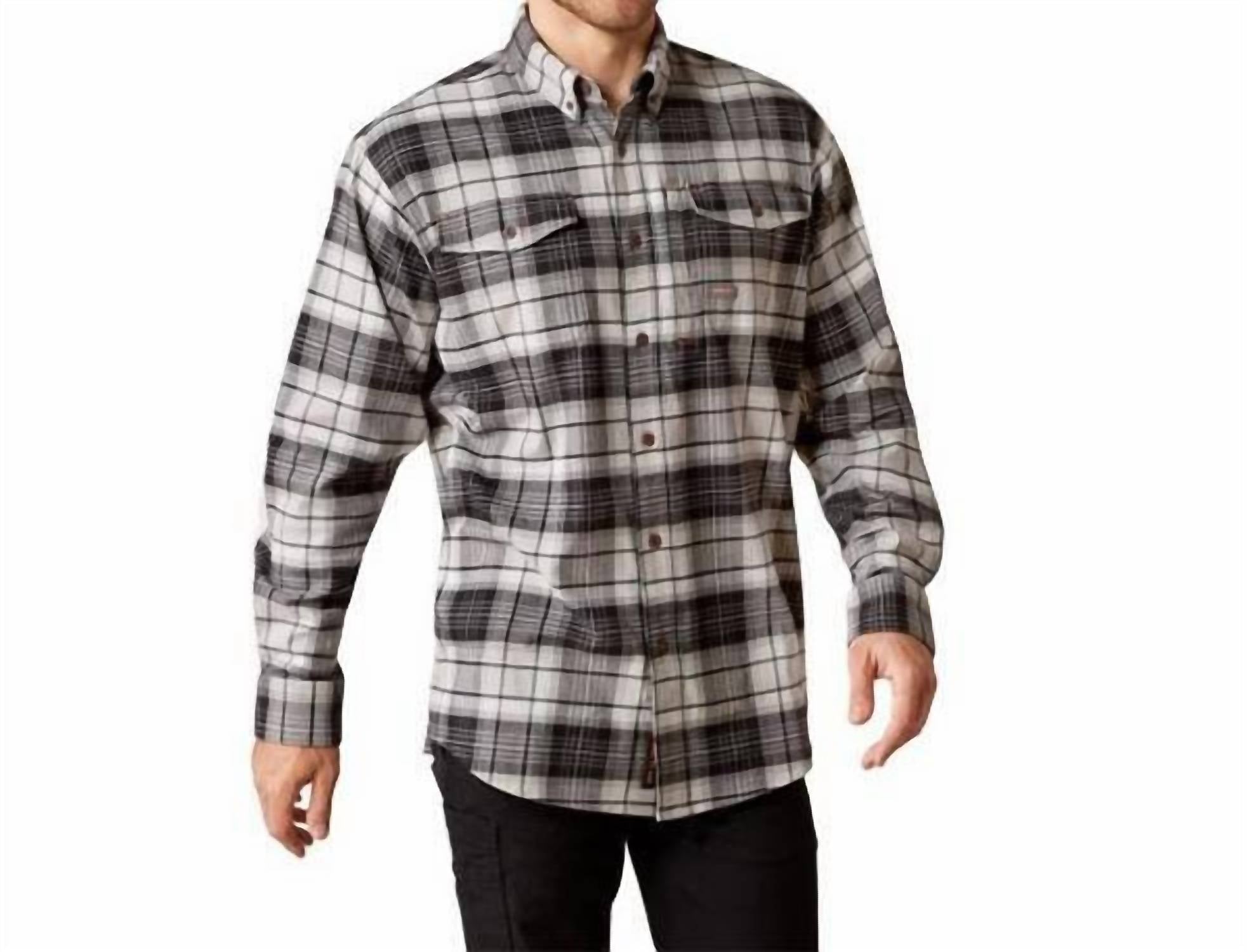 Ariat - Men's Rebar Flannel Durastretch Work Shirt