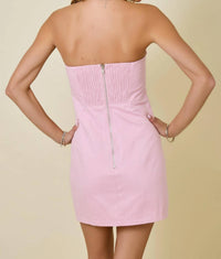 Day + Moon - Win Win Strapless Mini Dress