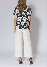 Hilton Hollis - Abstract Floral Print Top