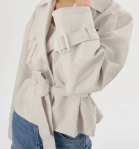 Lamarque - Quinn Cropped Trench Coat
