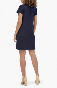 Kensie - Faux Suede Shift Dress