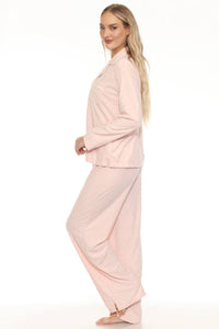 Pj Salvage - Terry Cable Crew Pajama Set