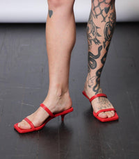 St. Agni - Women's Fine Strap Kitten Heel