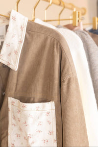 Le Lis - Finley Floral Corduroy Barn Jacket
