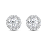 Diana M Jewels - Women's Round Lab-Grown Diamond Stud Earrings (12.00 Ct) - Luxe