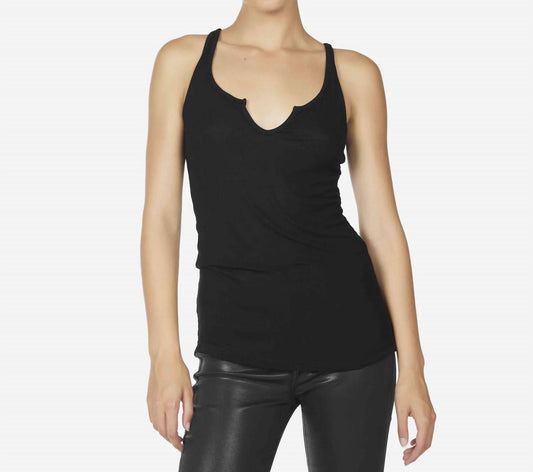 Michael Lauren - Murphy Front Open Slit Tank