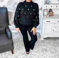 Andree By Unit - Act Like It's My Party Pom Sweater