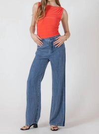 Black Tape - Drapey Two Tone Trousers