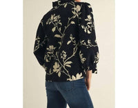 Style Usa - Jacquard Floral Print Top