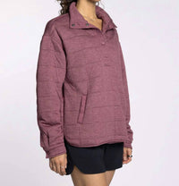 Thread & Supply - Indiana Quilted Half-snap Pullover