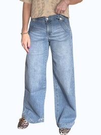 Blue Revival - Midrise Trouser Denim