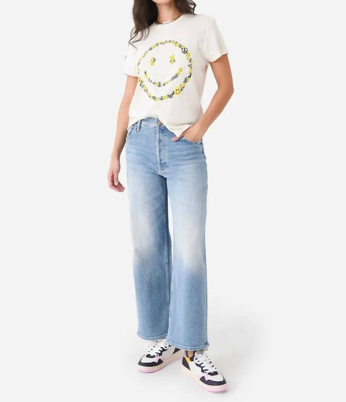 Re/Done - 70s Loose Tee Smile Top