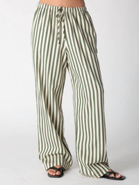 Electric & Rose Pisces Wide Leg Pant in moss - women's pants - view 4